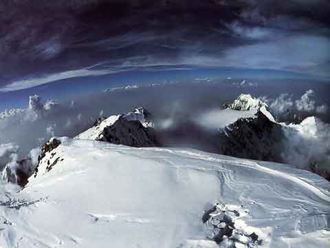 
Reinhold Messner Photo To The East From Nanga Parbat Summit August 9, 1978 - The Big Walls book
